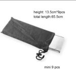 ⁦طوي موقد غاز الزجاج الأمامي التخييم في الهواء الطلق الطبخ الموقد يندبروف شاشة سبائك الألومنيوم موقد خارجي حاجز الرياح⁩ - الصورة ⁦2⁩