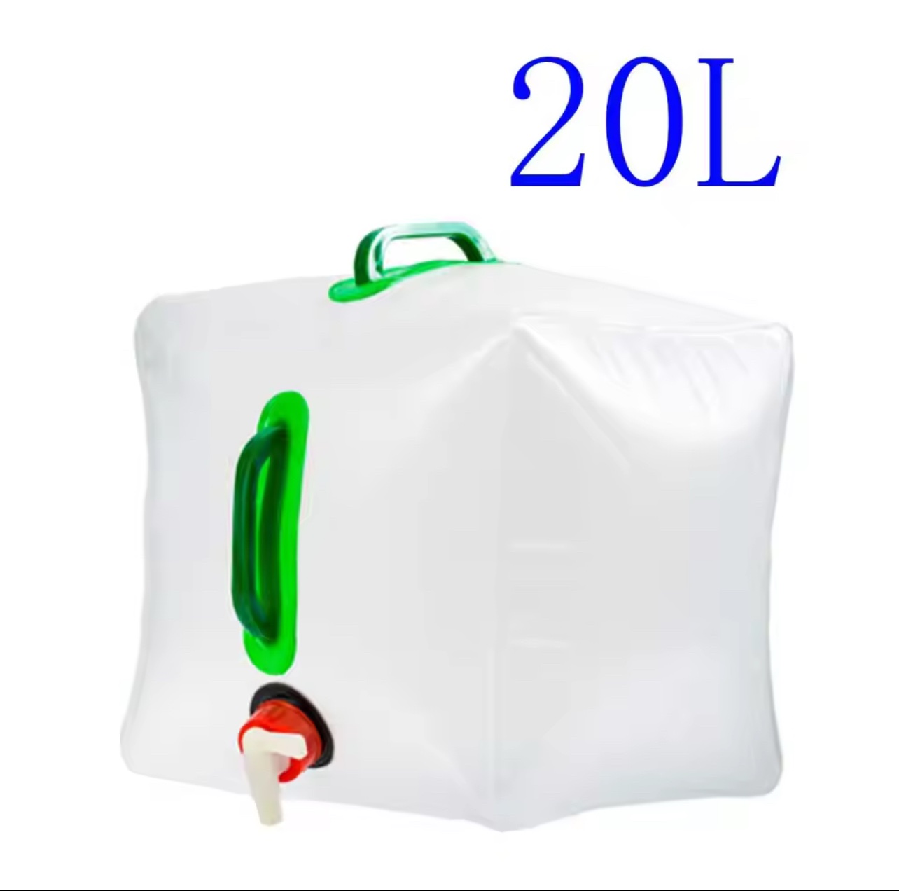 img_3193 10L/20L حقيبة المياه القابلة للطي طوي الناقل المياه دلو حاوية المياه في الهواء الطلق للتخييم التنزه نزهة شواء السفر - الصورة 1