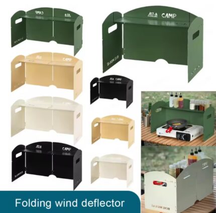 طوي التخييم موقد غاز الزجاج الأمامي مع طبقة التخزين الطبخ الموقد الرياح منحرف خفيفة المحمولة للطهي بالجملة
